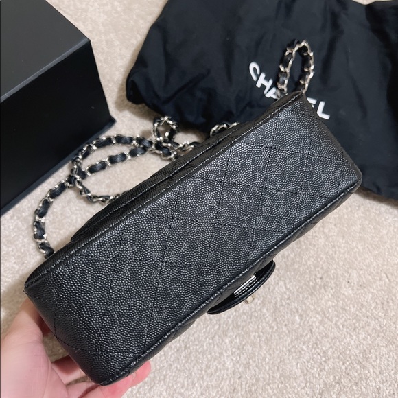 Authentic Chanel Classic Mini Rectangle Caviar - Picture 10 of 10